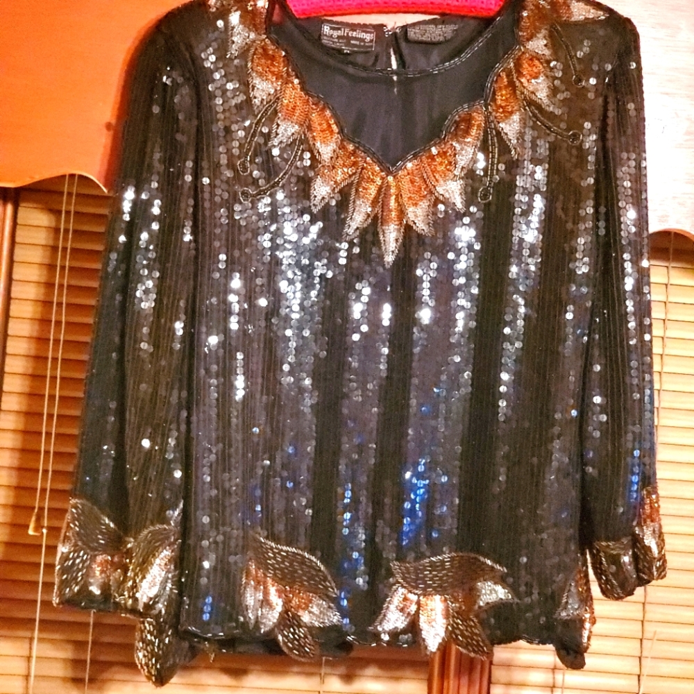 Royal Feelings sequin Blouse